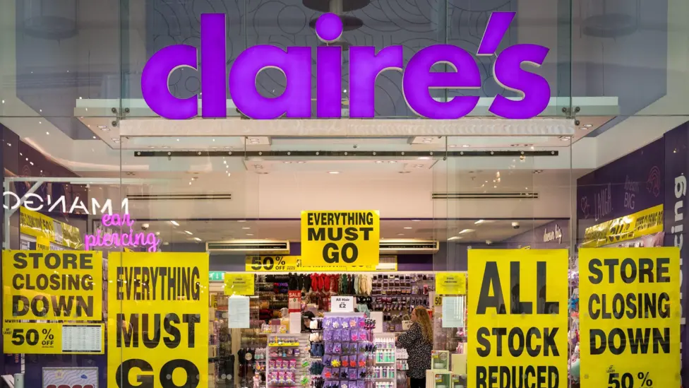 Claire's Shuts 154 UK and Ireland Stores, Redundancy for 1,300 Staff by April 27
