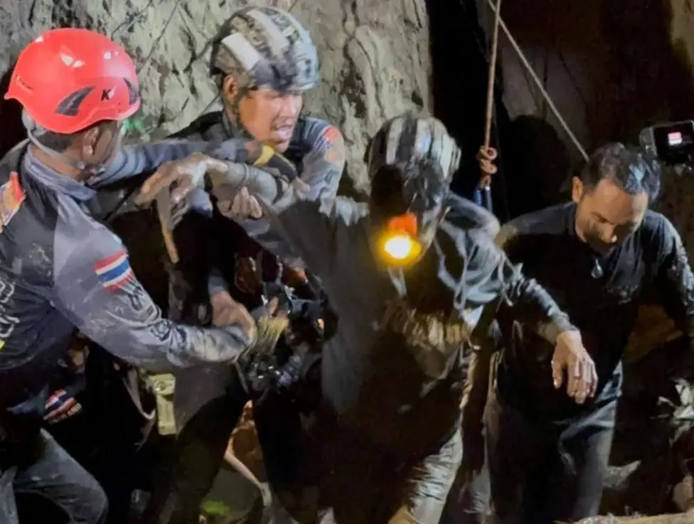 First of Five Gold Hunters Rescued From Flooded Laos Cave After Week Trapped