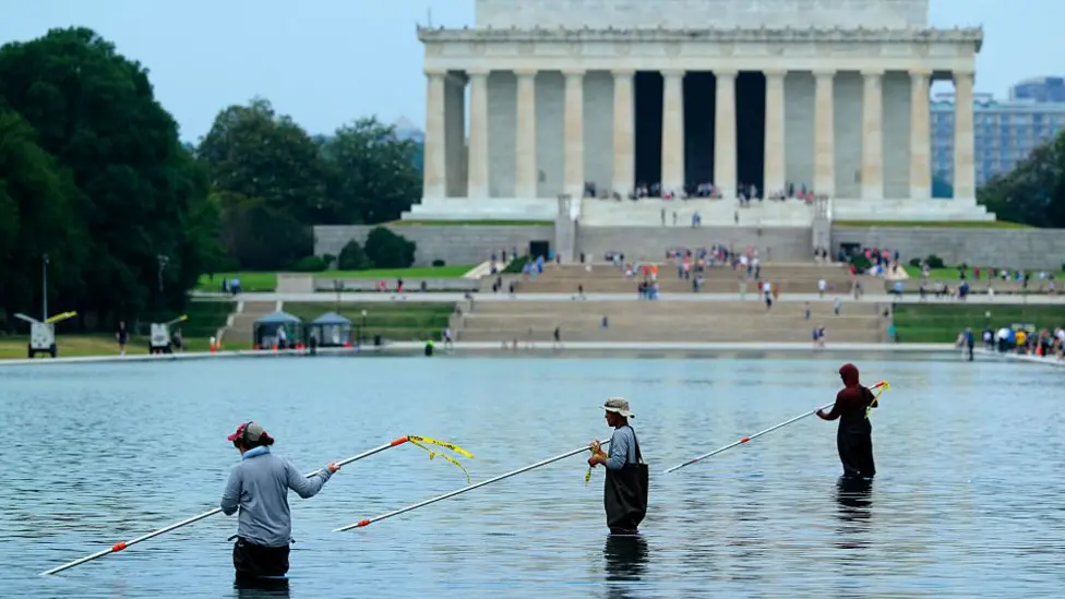 Former US Olympian David Hearn Denies Washington Reflecting Pool Vandalism Charge