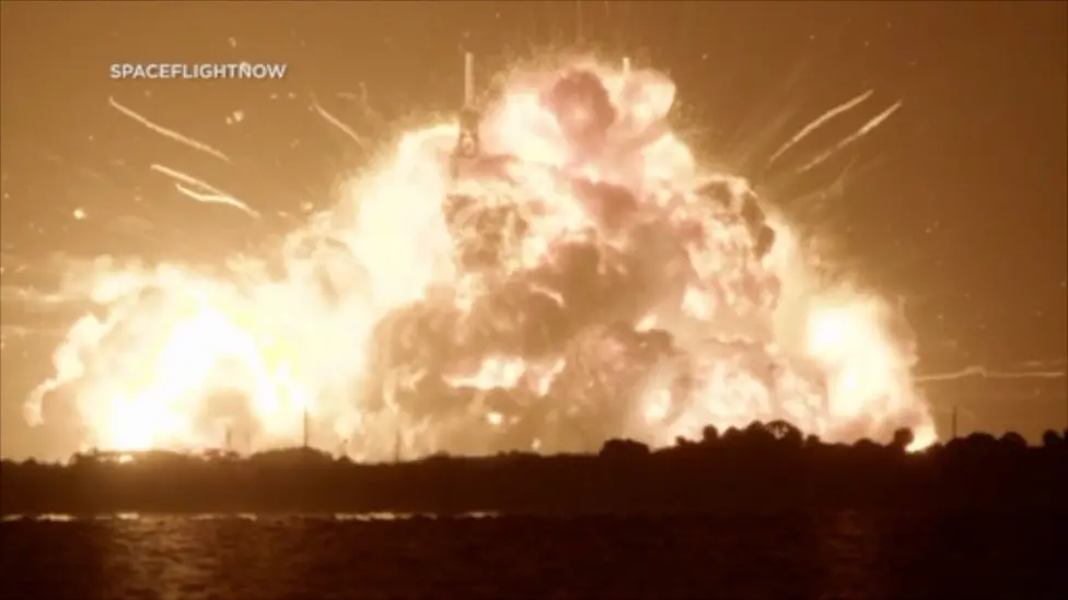 Blue Origin New Glenn Rocket Explodes on Cape Canaveral Launch Pad During Test