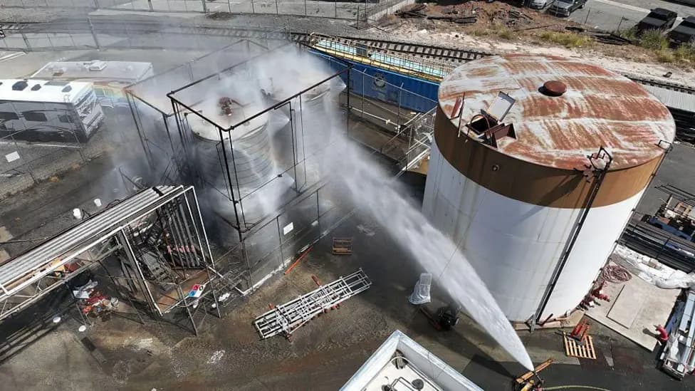 40,000 Californians Evacuated as Aerospace Facility Chemical Tank Faces Imminent Failure