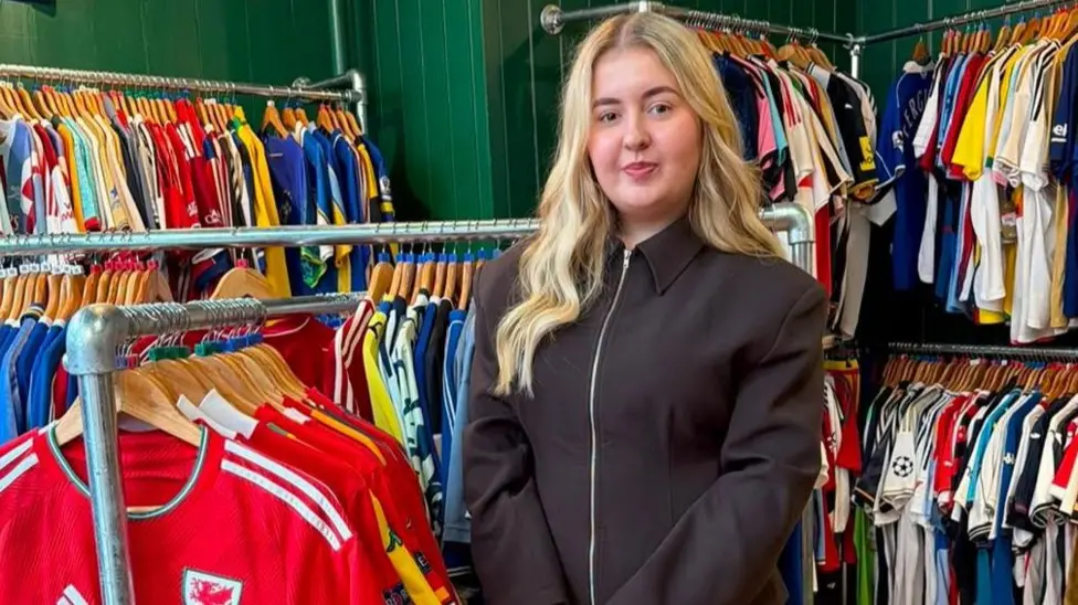 Aberdare Teenager Eleri Williams Funds Law Degree With £35,000 Vintage Football Shirt Business