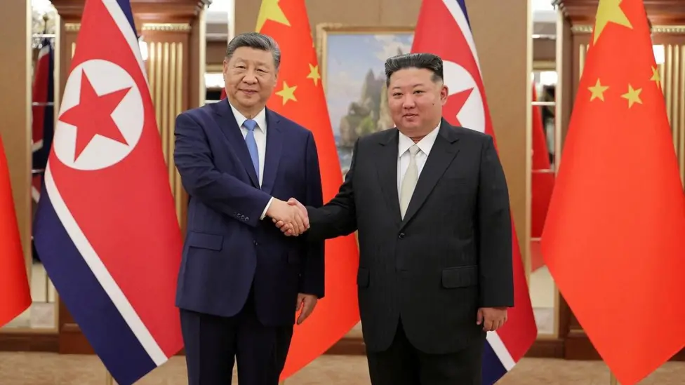 Xi Jinping, Kim Jong Un Pledge Stronger Ties During Pyongyang State Visit
