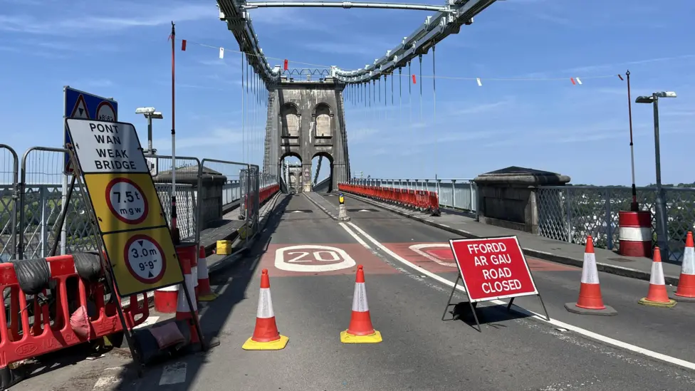 Menai Suspension Bridge Shuts Three Times in 24 Hours Due to Overweight Vehicles