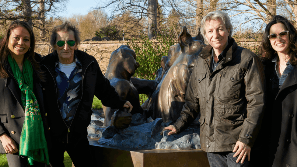 Ronnie Wood Lends One-Tonne Sculpture to Longleat Safari Park