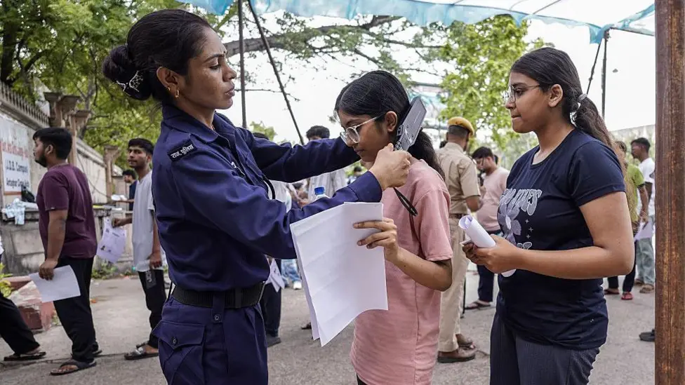 Indian Students Resit Medical Entrance Exam Under Extensive Security After Leak