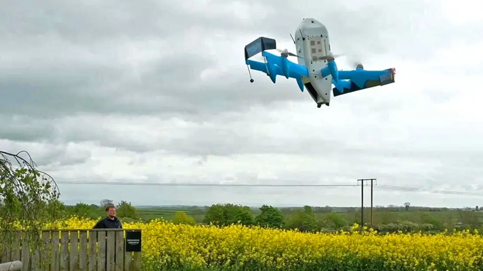 Amazon Initiates Drone Parcel Deliveries in Cambridgeshire Village, UK Service Eyes Expansion