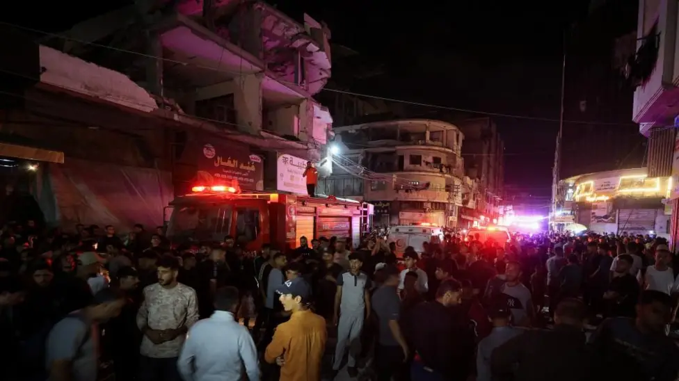 Israeli Strike Hits Gaza City Market, Kills Three Palestinians, Targets Hamas Commander