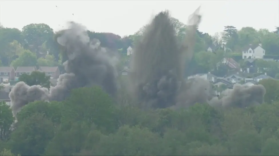 Plymouth Residents Evacuated as WWII German Bomb Detonated Safely by Royal Navy