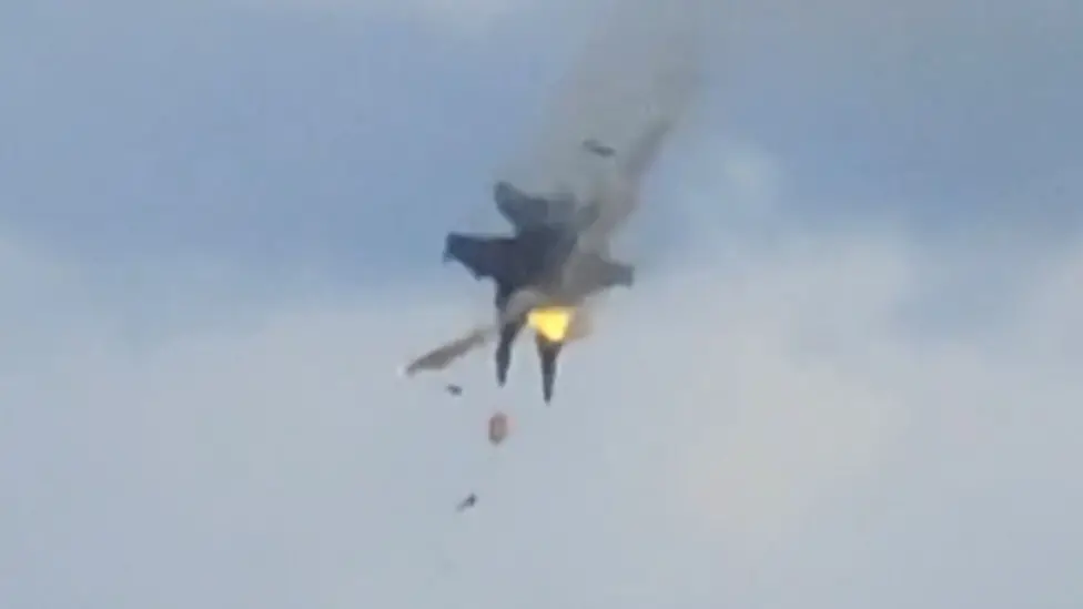 Two US Navy Fighter Jets Collide Mid-Air During Air Show Exercise